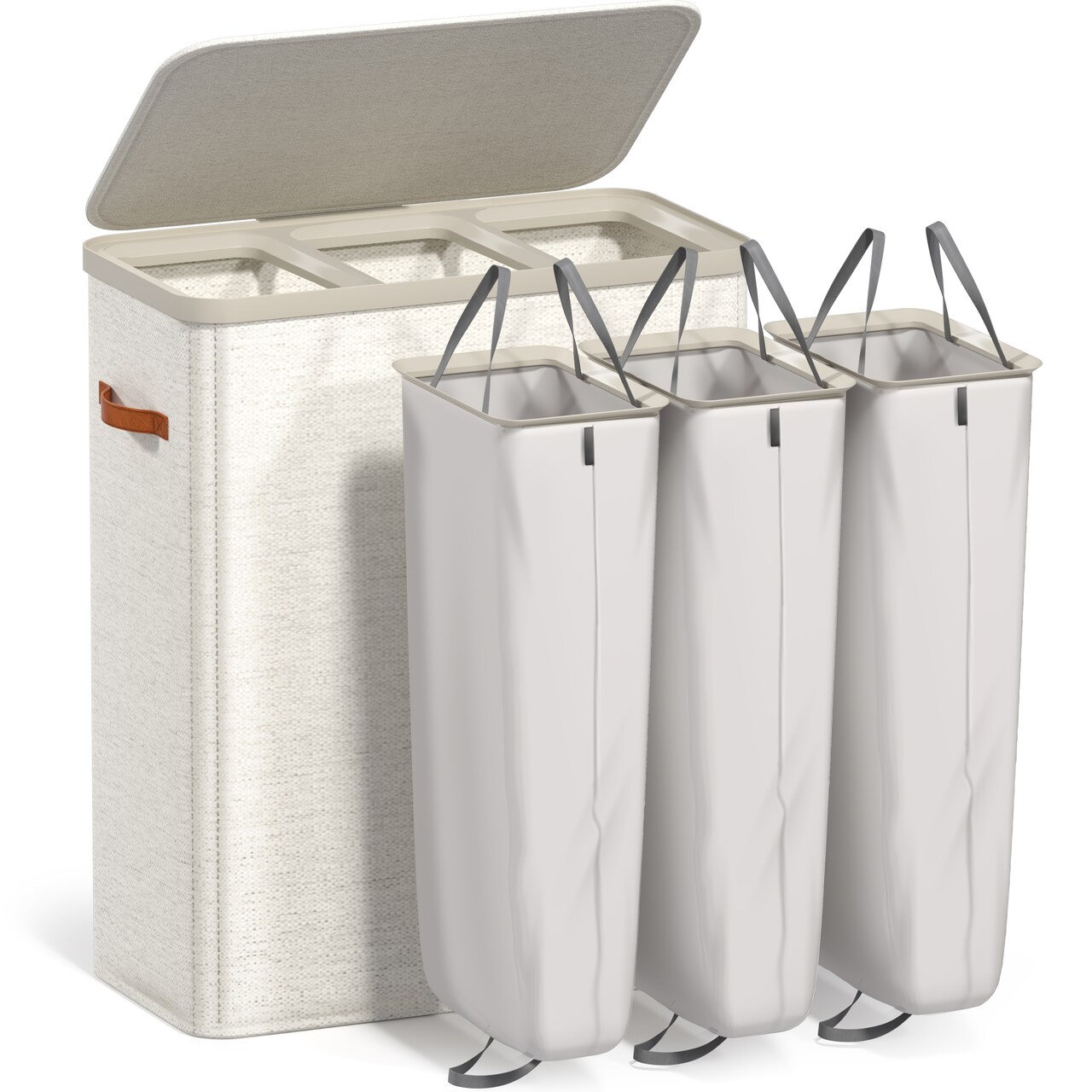 Sorbus Fabric Laundry Hamper - Collapsible Laundry Basket with Removable Laundry Bag